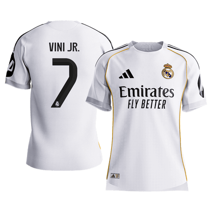 VINI JR. #7 Men's Real Madrid 2025/26 Player Version Home Soccer Jersey - Slim Fit Premium product view 1