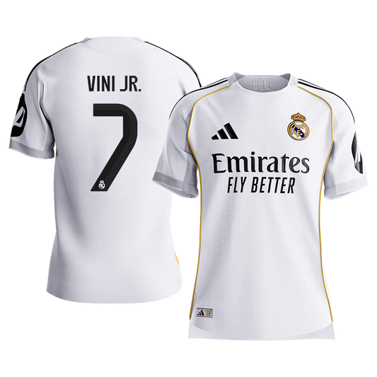 VINI JR. #7 Men's Real Madrid 2025/26 Player Version Home Soccer Jersey - Slim Fit Premium product view 1