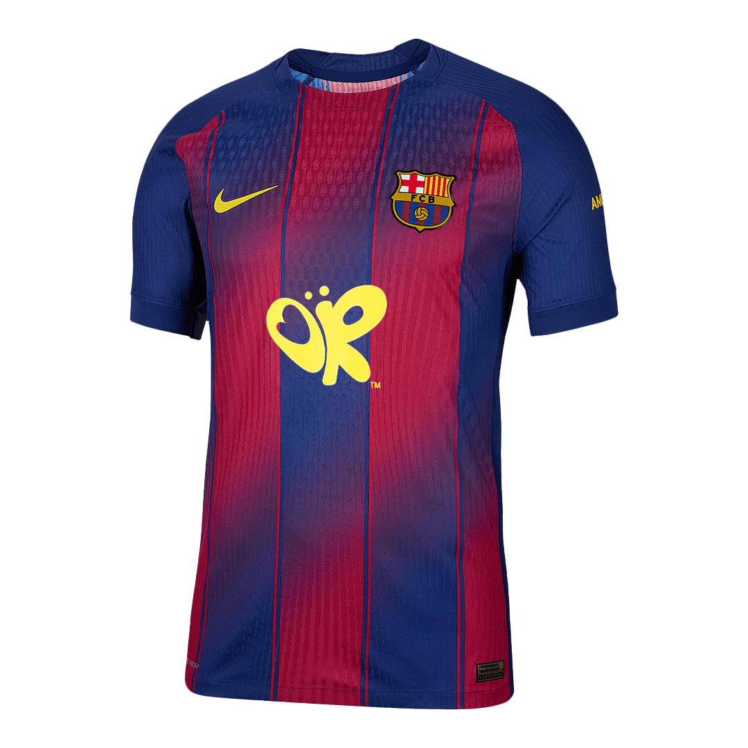 Men's Barcelona 2025/26 Player Version Home Soccer Jersey - Slim Fit product view 1