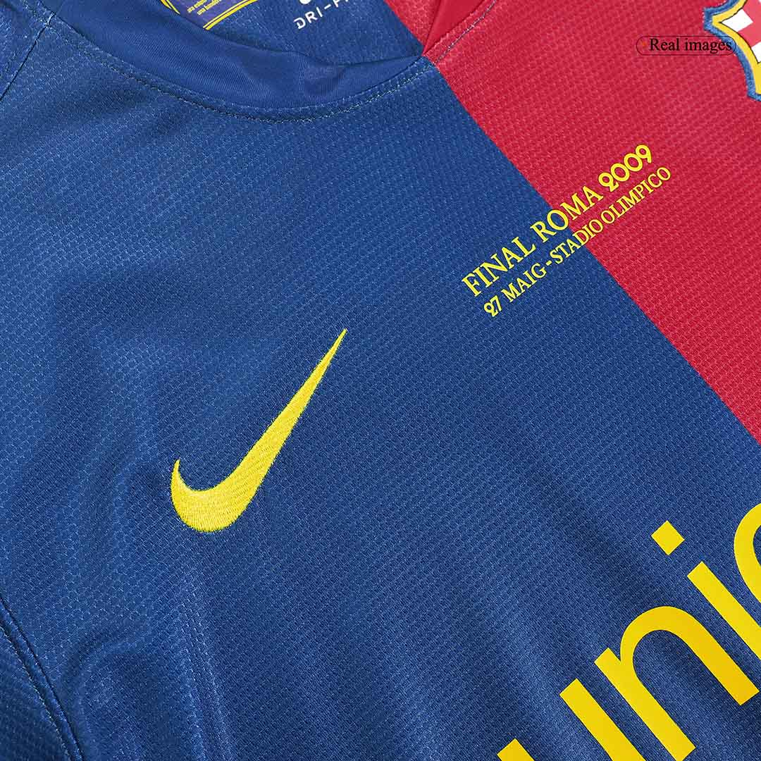 Retro XAVI #6 Men's Barcelona UCL UCL Final 2008/09 Home Soccer Jersey product view 4