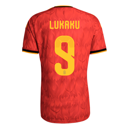 LUKAKU #9 Men's Belgium World Cup 2026 Player Version Home Soccer Jersey - Slim Fit product view 9