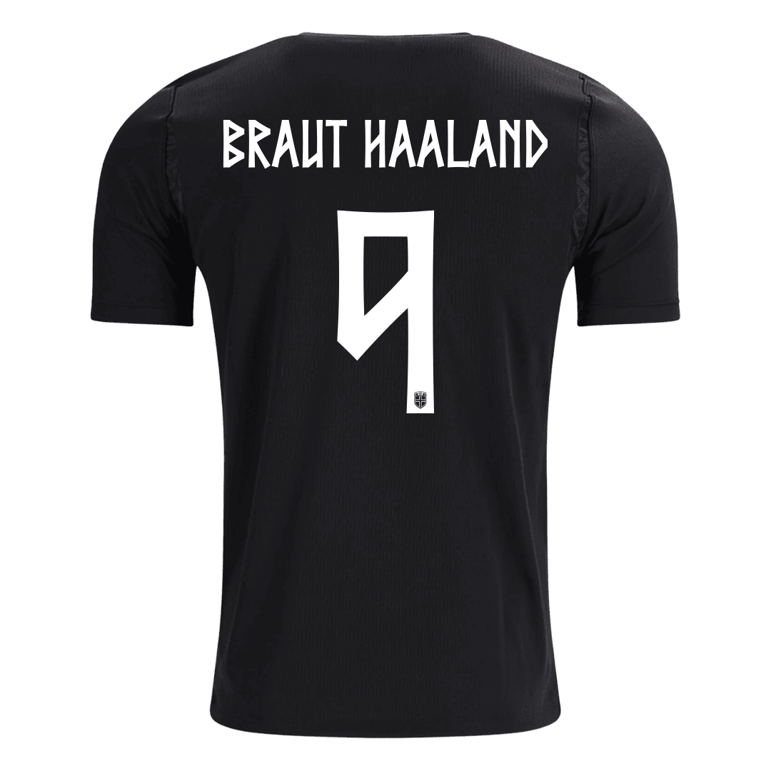BRAUT HAALAND #9 Men's Norway World Cup 2026 Away Soccer Jersey product view 3