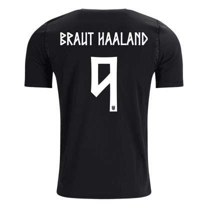 BRAUT HAALAND #9 Men's Norway World Cup 2026 Away Soccer Jersey product view 3