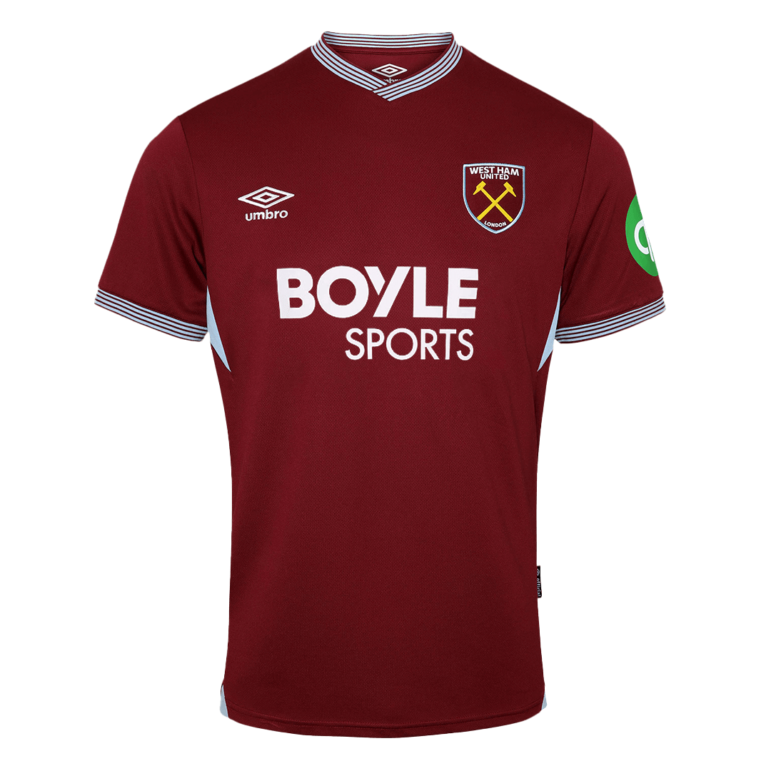 Men's West Ham United 2025/26 Home Soccer Jersey product view 1