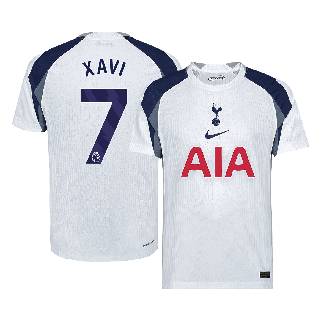 XAVI #7 Men's Tottenham Hotspur 2025/26 Player Version Home Soccer Jersey - Slim Fit product view 1