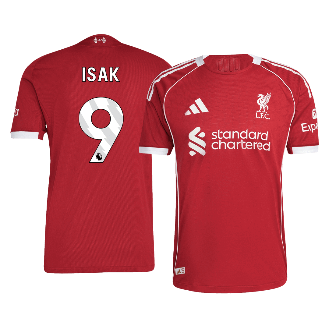 ISAK #9 Men's Liverpool 2025/26 Player Version Home Soccer Jersey - Slim Fit product view 1