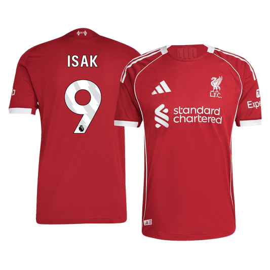 ISAK #9 Men's Liverpool 2025/26 Player Version Home Soccer Jersey - Slim Fit product view 1