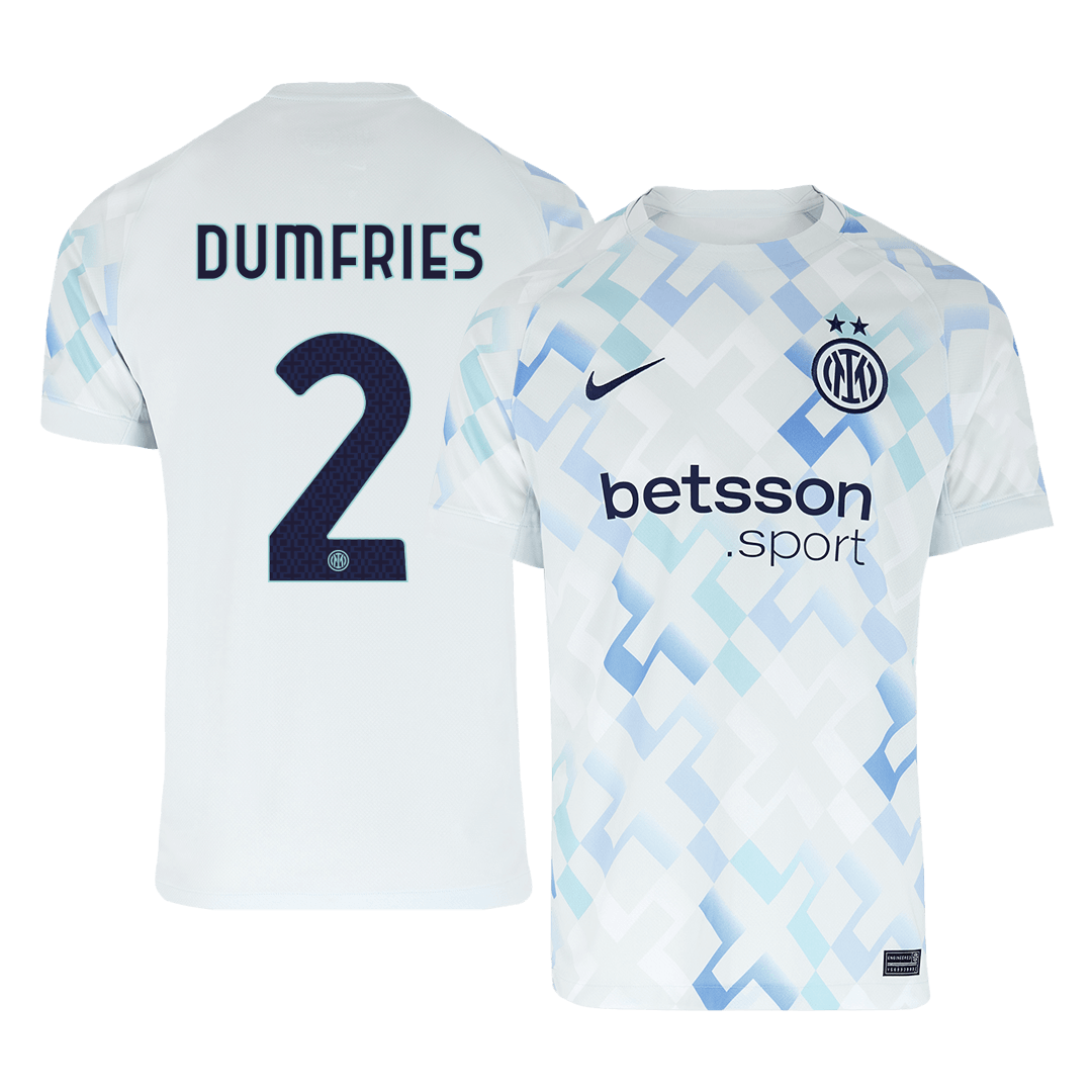 DUMFRIES #2 Men's Inter Milan 2025/26 Away Soccer Jersey product view 1