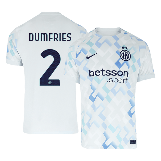 DUMFRIES #2 Men's Inter Milan 2025/26 Away Soccer Jersey product view 1