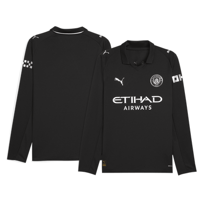 Men's Manchester City 2025/26 Away Long Sleeve Soccer Jersey product view 8