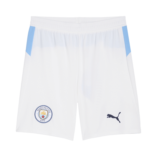 Men's Manchester City 2025/26 Home Soccer Shorts product view 1