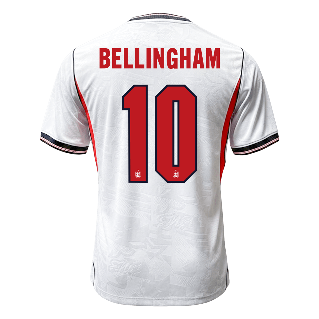 BELLINGHAM #10 Men's England World Cup 2026 Player Version Home Soccer Jersey - Slim Fit product view 9
