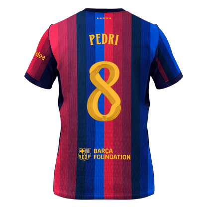 PEDRI #8 Men's Barcelona 2026/27 Home Soccer Jersey product view 3