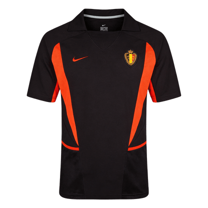 Retro Men's Belgium World Cup 2002 Away Soccer Jersey product view 1