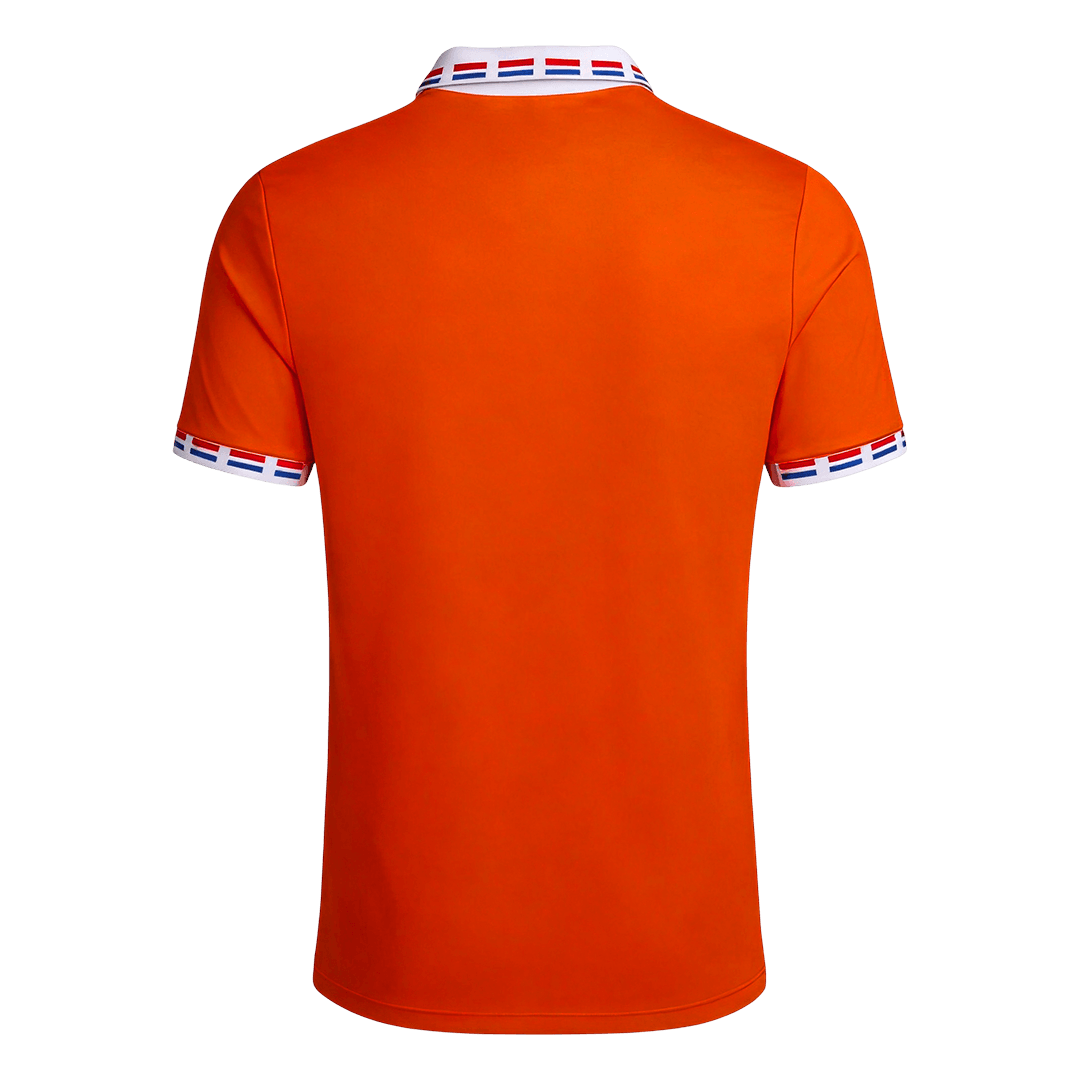 Retro Men's Netherlands 1996 Home Soccer Jersey product view 2