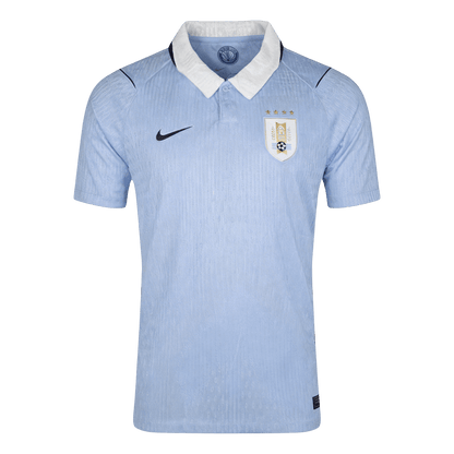 Men's Uruguay World Cup 2026 Player Version Home Soccer Jersey - Slim Fit product view 1