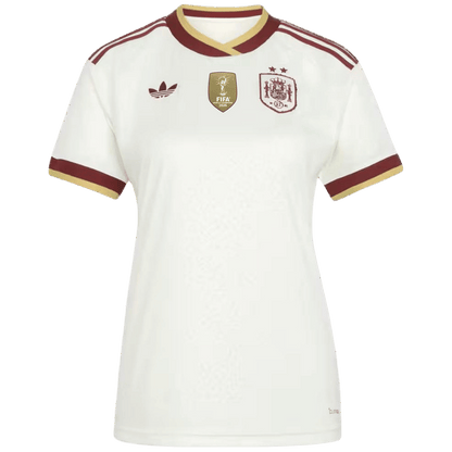 Women's Spain World Cup 2026 Away Soccer Jersey product view 1