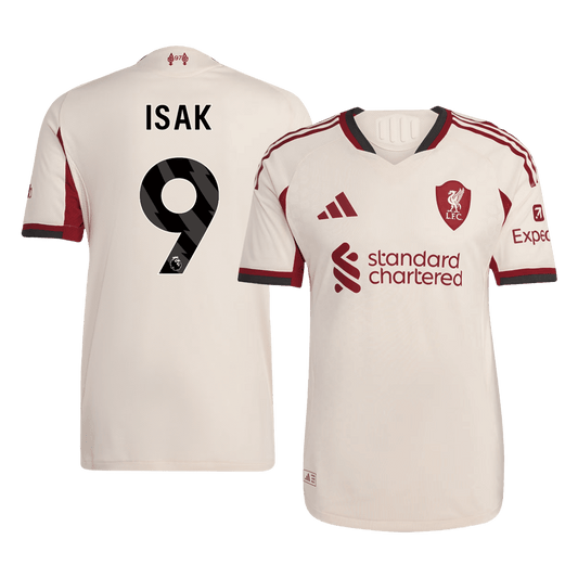 ISAK ##9 Men's Liverpool 2025/26 Player Version Away Soccer Jersey - Slim Fit product view 1