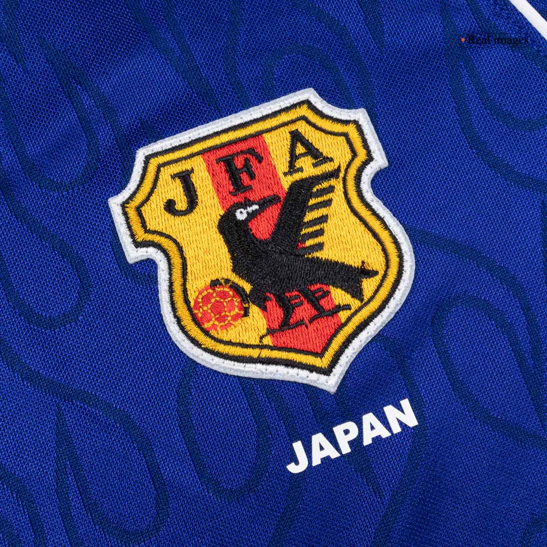 Retro Men's Japan World Cup 1998 Home Long Sleeve Soccer Jersey product view 6