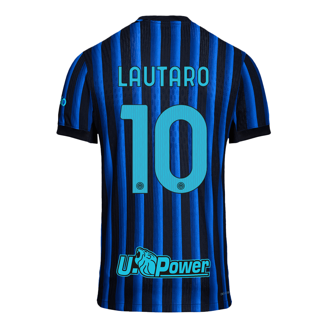 LAUTARO #10 Men's Inter Milan 2025/26 Player Version Home Soccer Jersey - Slim Fit product view 13