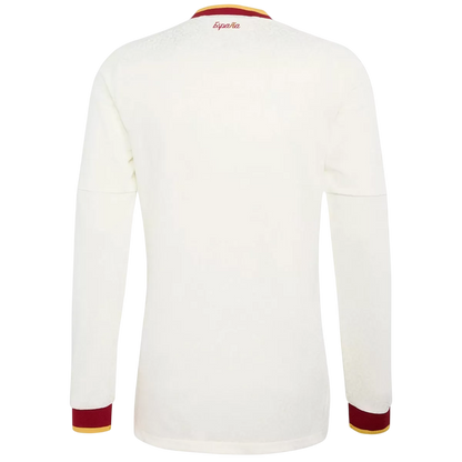Men's Spain World Cup 2026 Away Long Sleeve Soccer Jersey product view 2