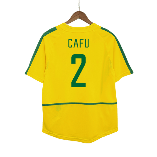 Retro CAFU #2 Men's Brazil 2002/03 Home Soccer Jersey product view 1