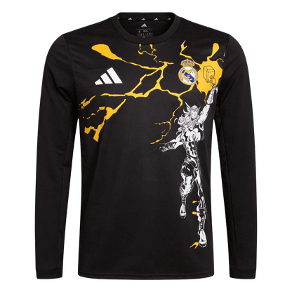 Men's Real Madrid 2025/26 Long Sleeve Soccer Jersey