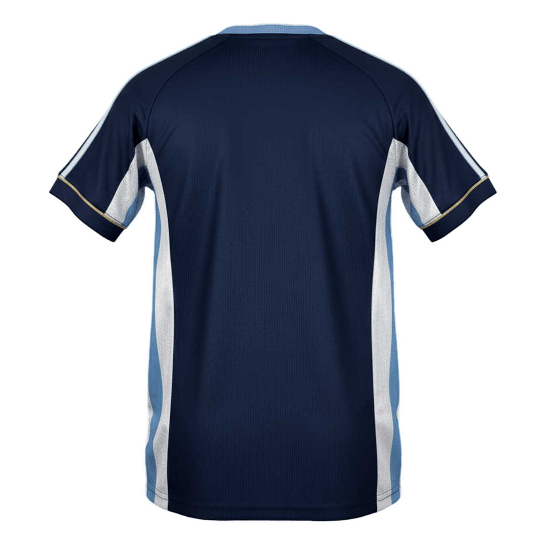 Retro Men's Argentina 1998 Away Soccer Jersey product view 9