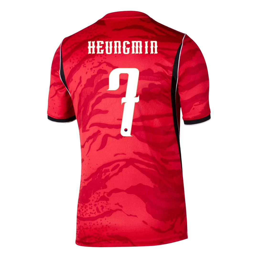 HEUNGMIN #7 Men's South Korea World Cup 2026 Home Soccer Jersey product view 2