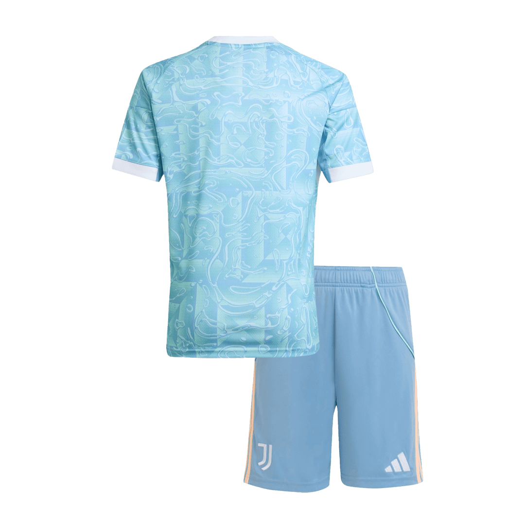 Kid's Juventus 2025/26 Away Soccer Jersey Kit