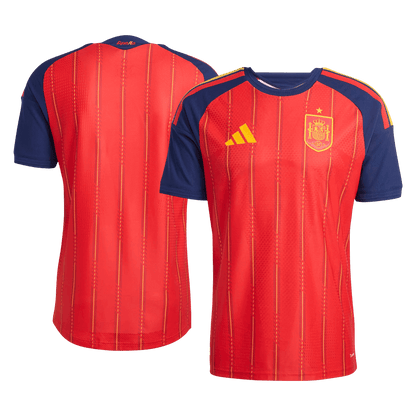 Men's Spain World Cup 2026 Player Version Home Soccer Jersey - Slim Fit product view 2
