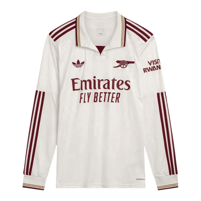 Men's Arsenal 2025/26 Third Away Long Sleeve Soccer Jersey