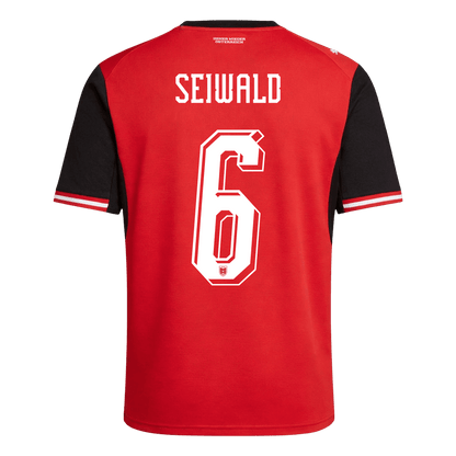 SEIWALD #6 Men's Austria World Cup 2026 Home Soccer Jersey product view 9