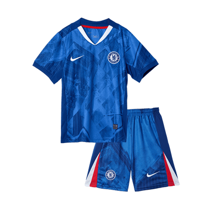 Kid's Chelsea 2025/26 Home Soccer Jersey Kit