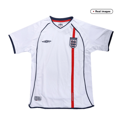 Retro Men's England 2002 Home Soccer Jersey product view 8