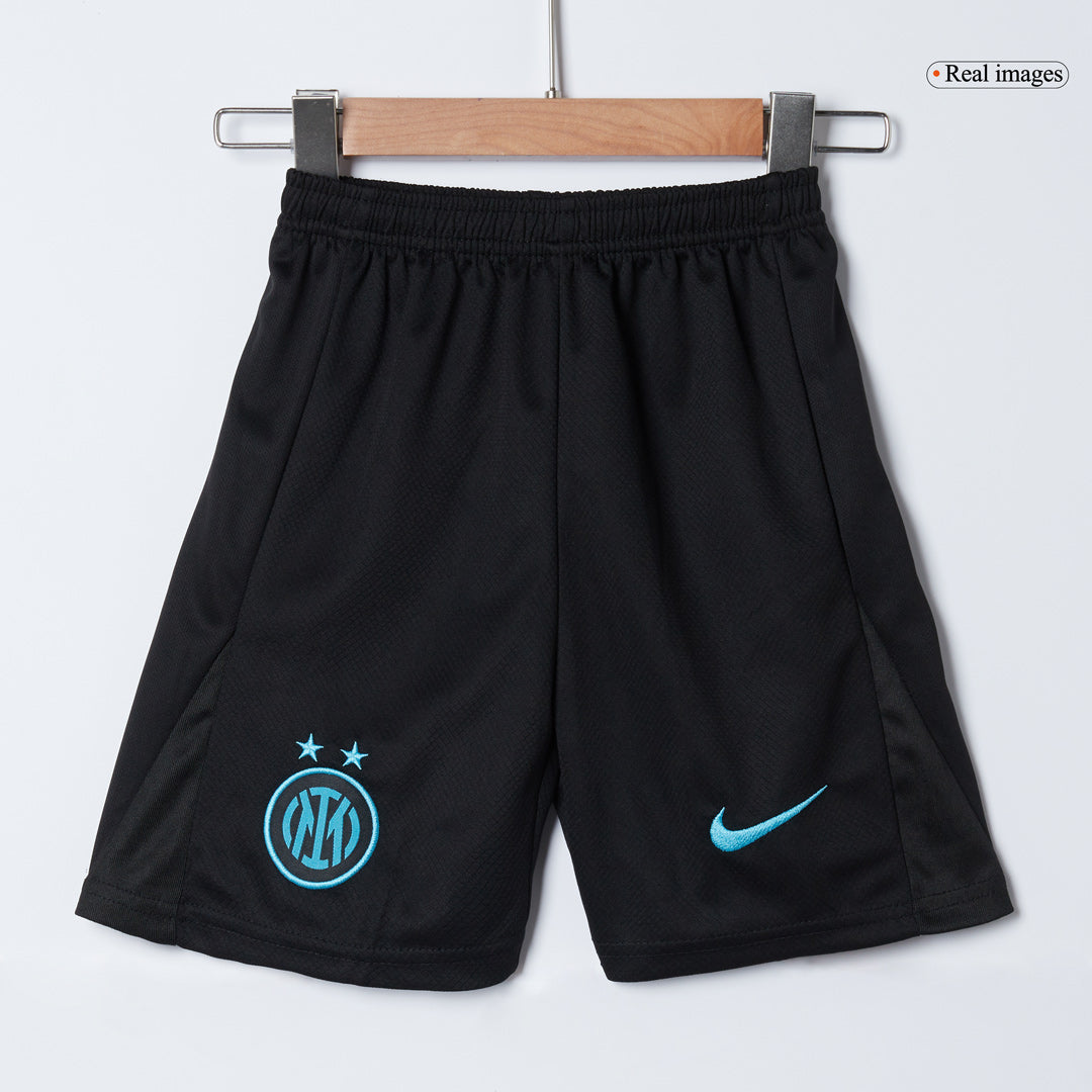 Kid's Inter Milan 2025/26 Home Soccer Jersey Full Kit