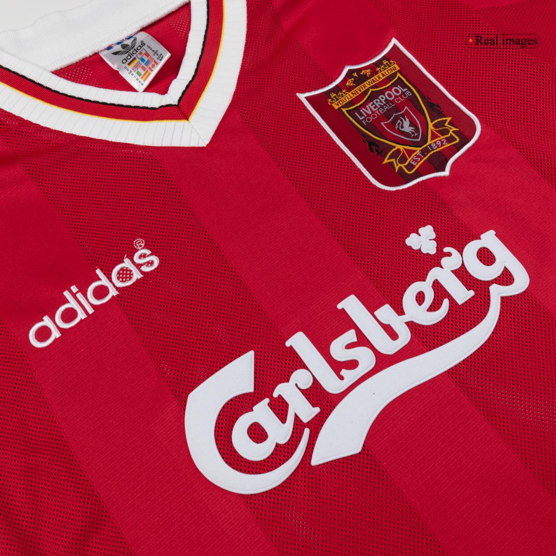 Retro Men's Liverpool 1995/96 Home Soccer Jersey product view 4