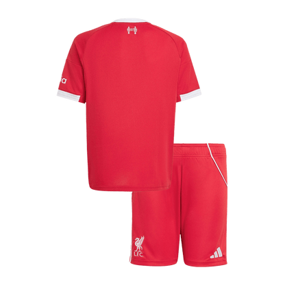 Kid's Liverpool 2025/26 Home Soccer Jersey Kit