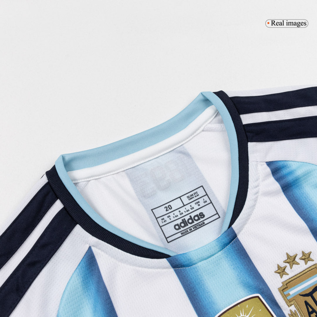 Kid's MESSI #10 Argentina World Cup 2026 Home Soccer Jersey Kit [PREMIUM]
