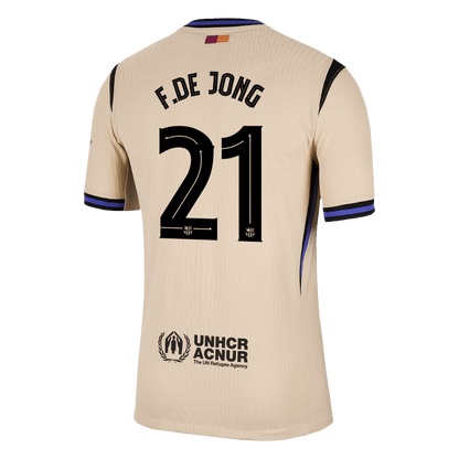 F.DE JONG #21 Men's Barcelona UCL 2025/26 Player Version Away Soccer Jersey - Slim Fit product view 14