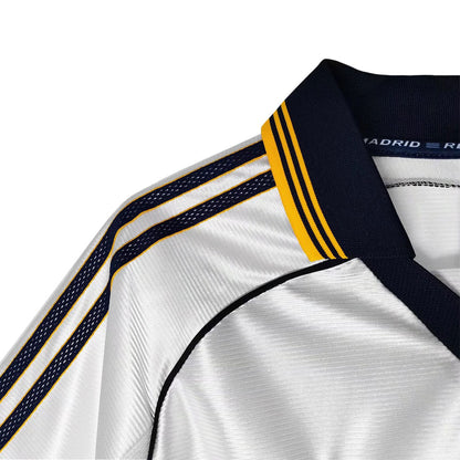 Retro RAUL #7 Men's Real Madrid 1999/00 Home Soccer Jersey product view 6