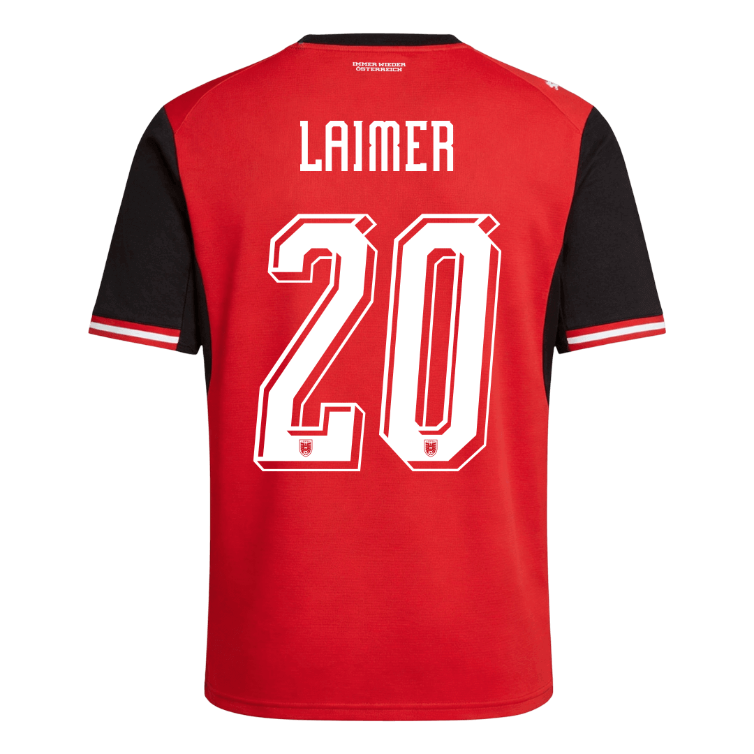 LAIMER #20 Men's Austria World Cup 2026 Home Soccer Jersey product view 9
