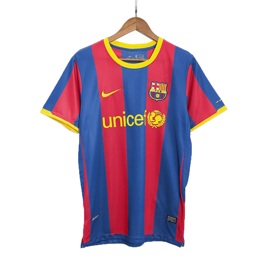 Retro Men's Barcelona 2010/11 Home Soccer Jersey product view 1